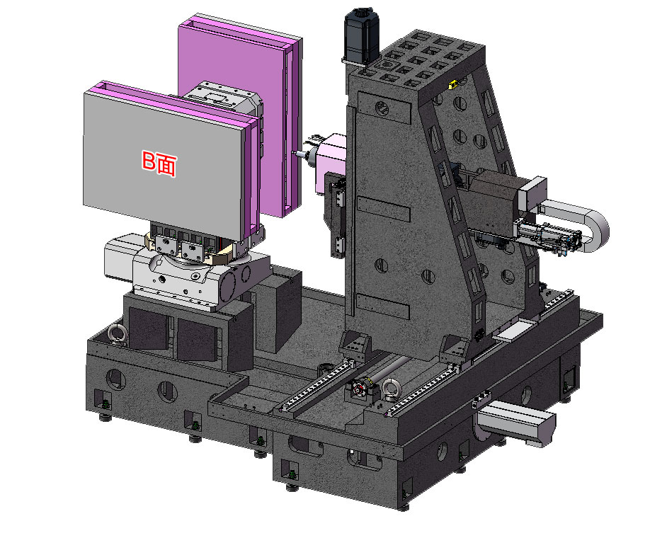 普拉迪数控5G通讯工件大小型箱体卧式加工中心PWA-CNC8050