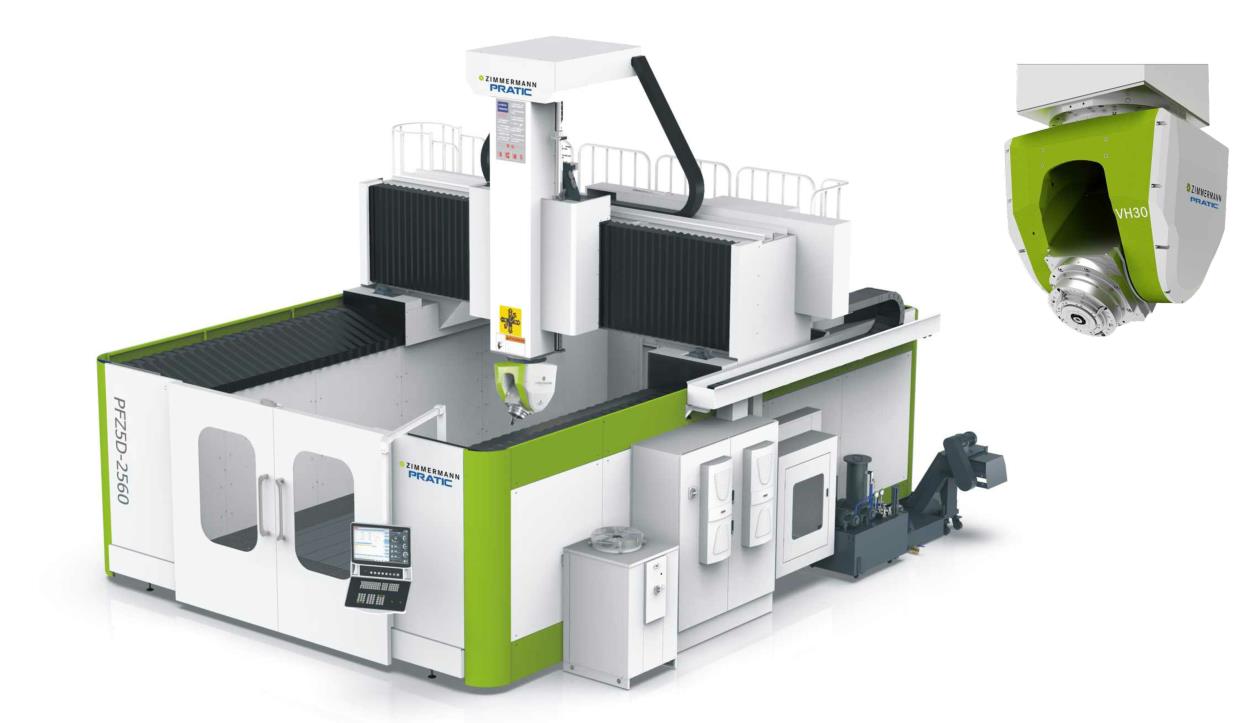普拉迪数控与(德国)共同打造高精度龙门加工中心PFZ5D-CNC4000