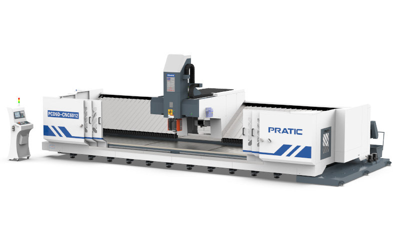 普拉迪数控机床重型五轴CNC复合立式型材加工中心PCD5D