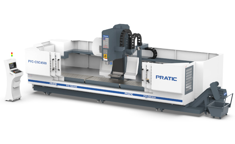 普拉迪高精度长轴CNC复合立式铝型材加工中心PYC