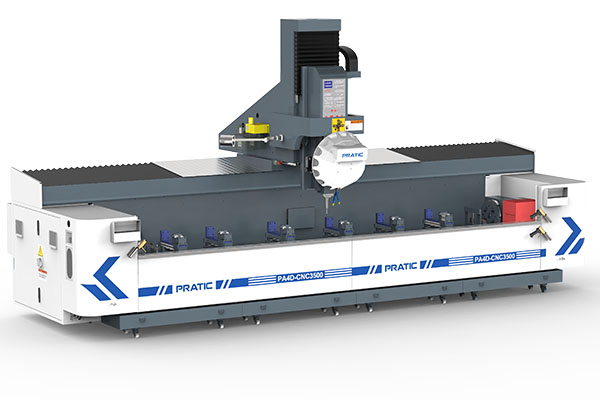 普拉迪数控机床家居定制立式复合铝型材加工中心PA4D
