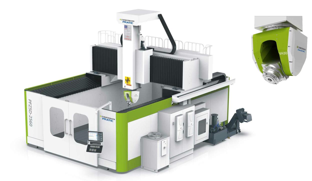 普拉迪数控与(德国)共同打造高精度五轴龙门加工中心PFZ5
