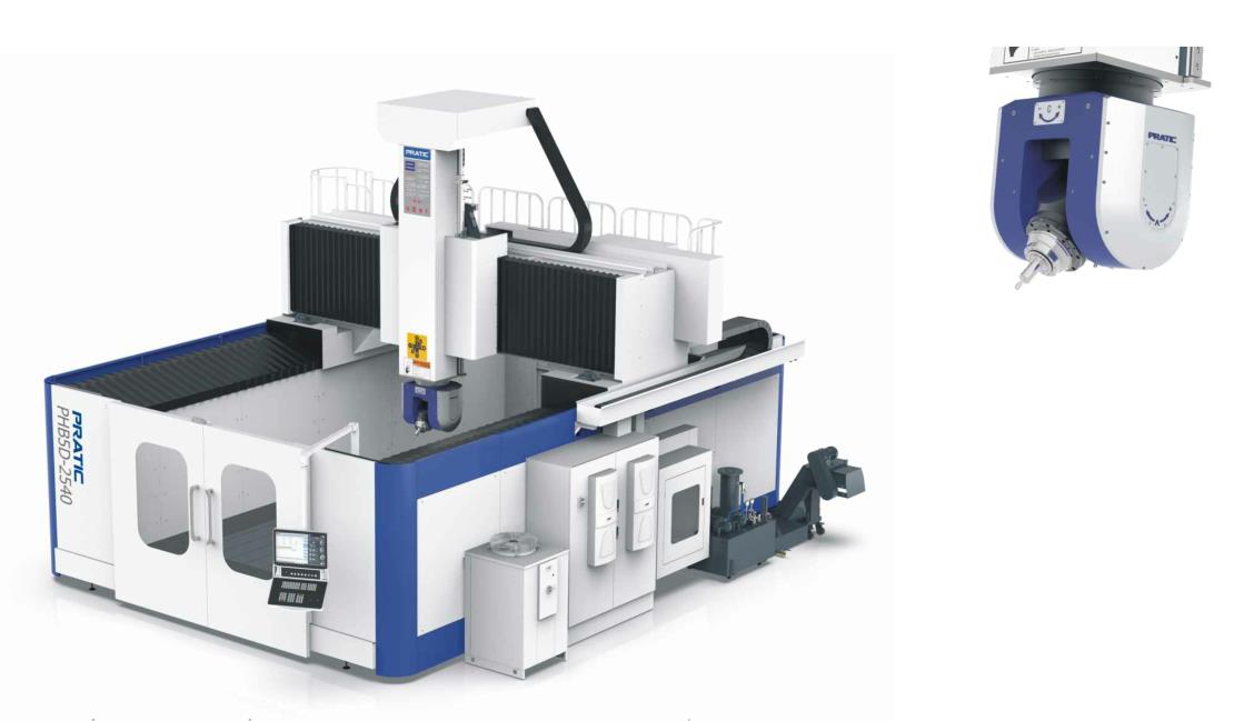 普拉迪数控机床机械配件高精度中型龙门加工中心PHB5D-2540/2560/2580